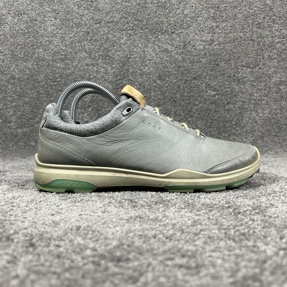 Ecco Biom Hybrid 3 Women’s Sz 39 Gray Gore-Tex Yak Leather Spikeless Golf Shoes - Picture 1 of 15